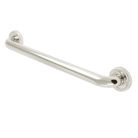 Camelon Contemporary Grab Bar, 20-13/16" L, Brass, Polished Nickel DR914186